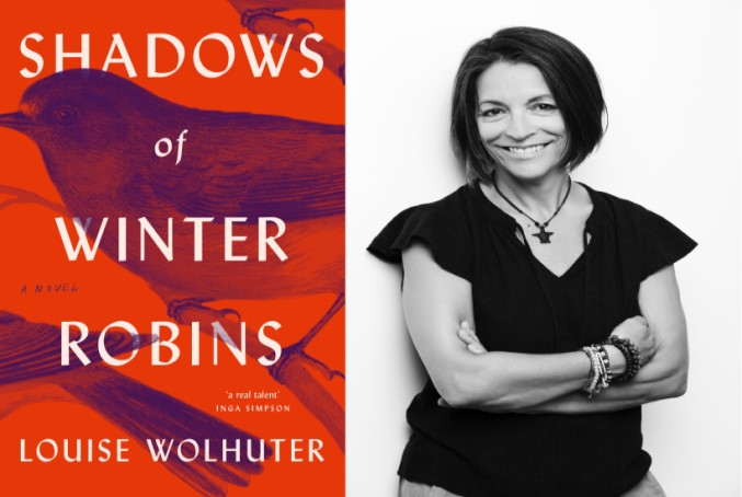 Author and book cover