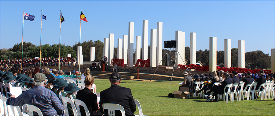 Anzac day service