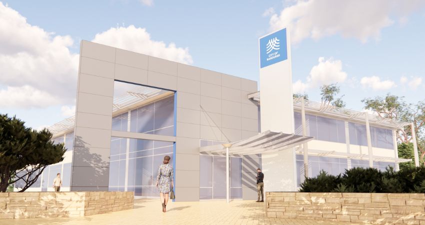 Recladding works to City of Mandurah administration building | City of ...