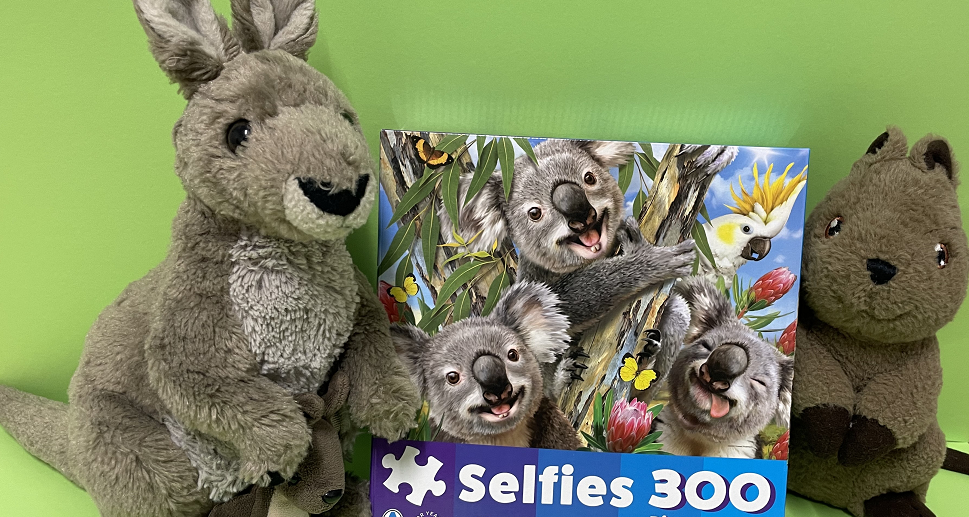 Picture of Kangaroo and Possum Toys with Koala 300 Piece Puzzle