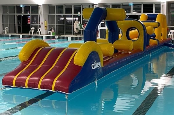 Inflatable pool playground