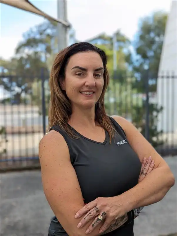 Personal trainer Angela.